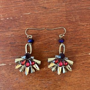 Drop Crystal earrings.